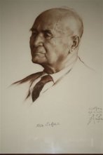 Portret Danila Lokarja, Božidar Jakac, 1974